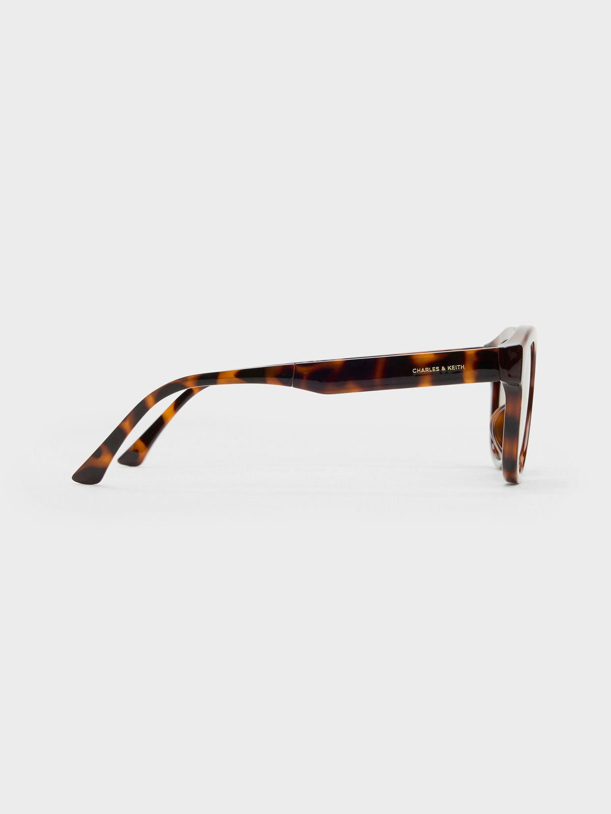 CHARLES & KEITH Sale | Brea Round Sunglasses - T. Shell