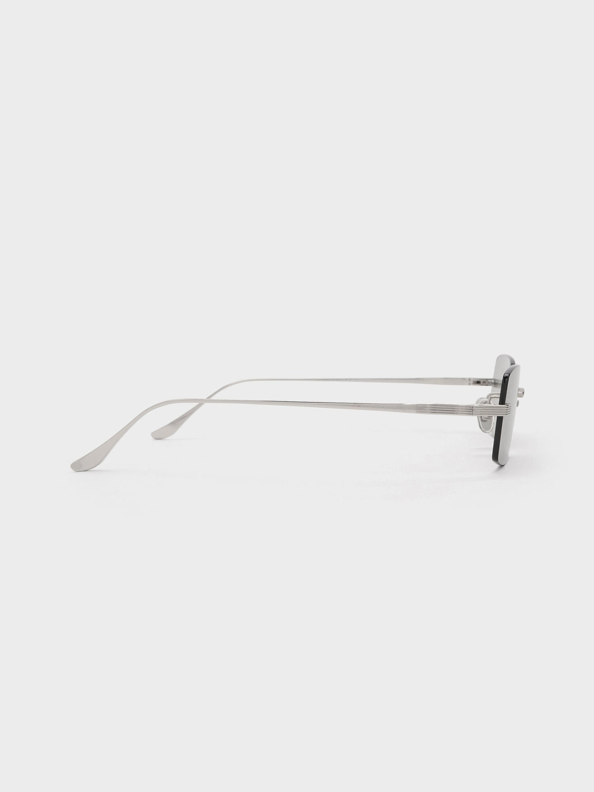 CHARLES & KEITH Popular | Easton Rimless Rectangular Sunglasses - Silver