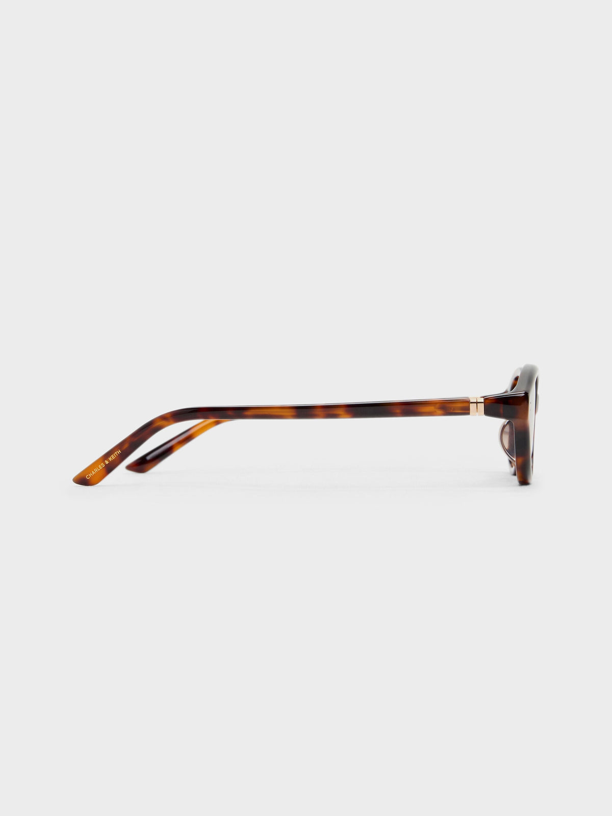 CHARLES & KEITH Sale | Pecola Oval Sunglasses - T. Shell