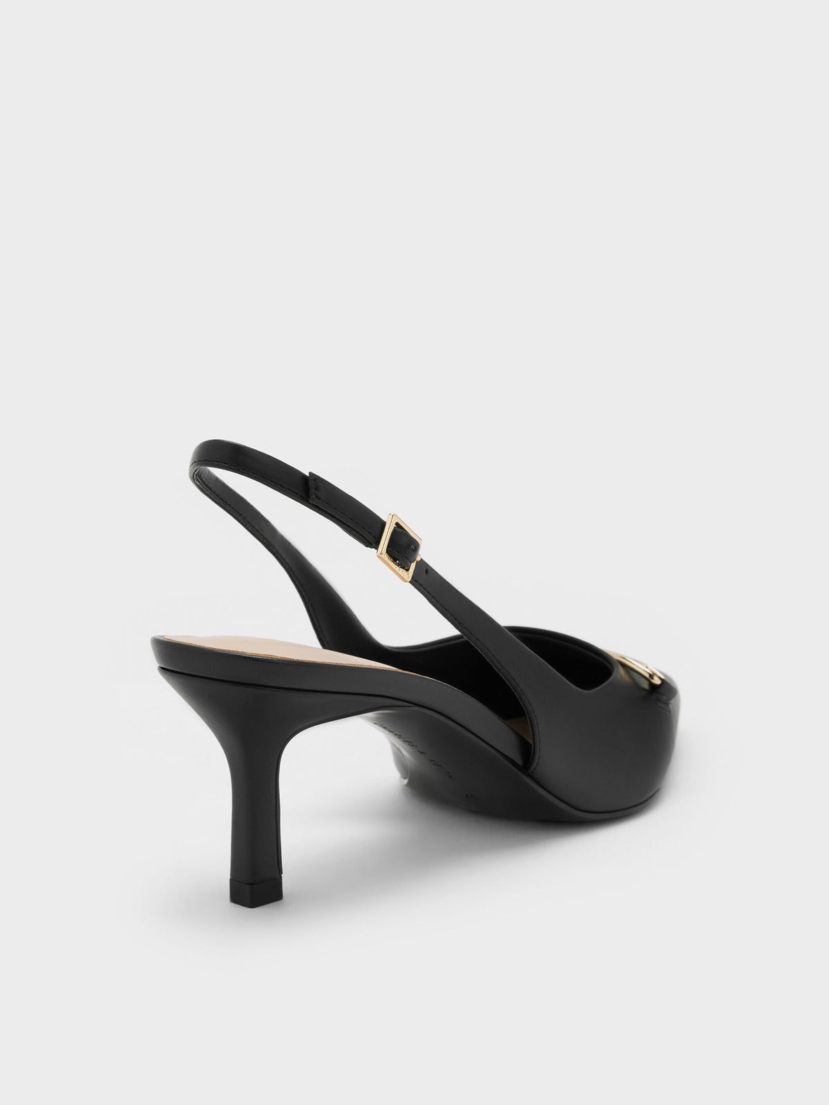 CHARLES & KEITH Deals | Leslie Slingback Pumps - Black