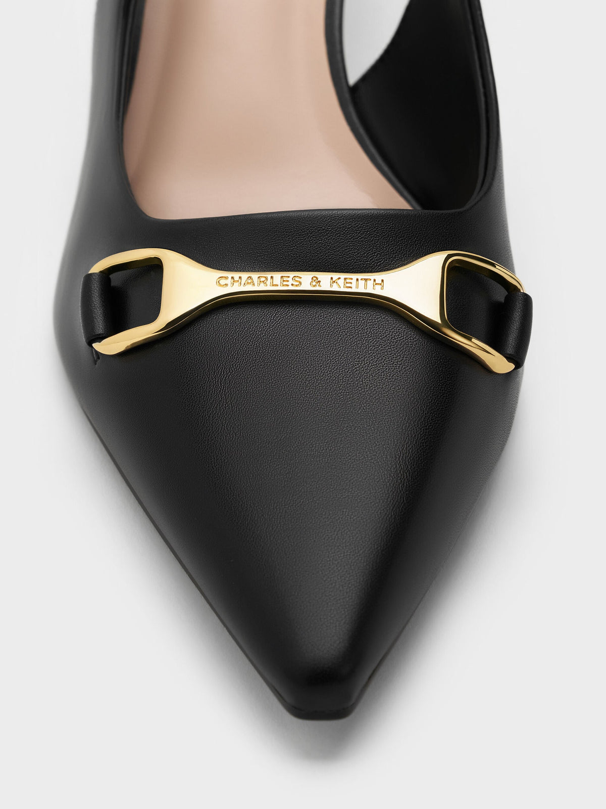 CHARLES & KEITH Deals | Leslie Slingback Pumps - Black