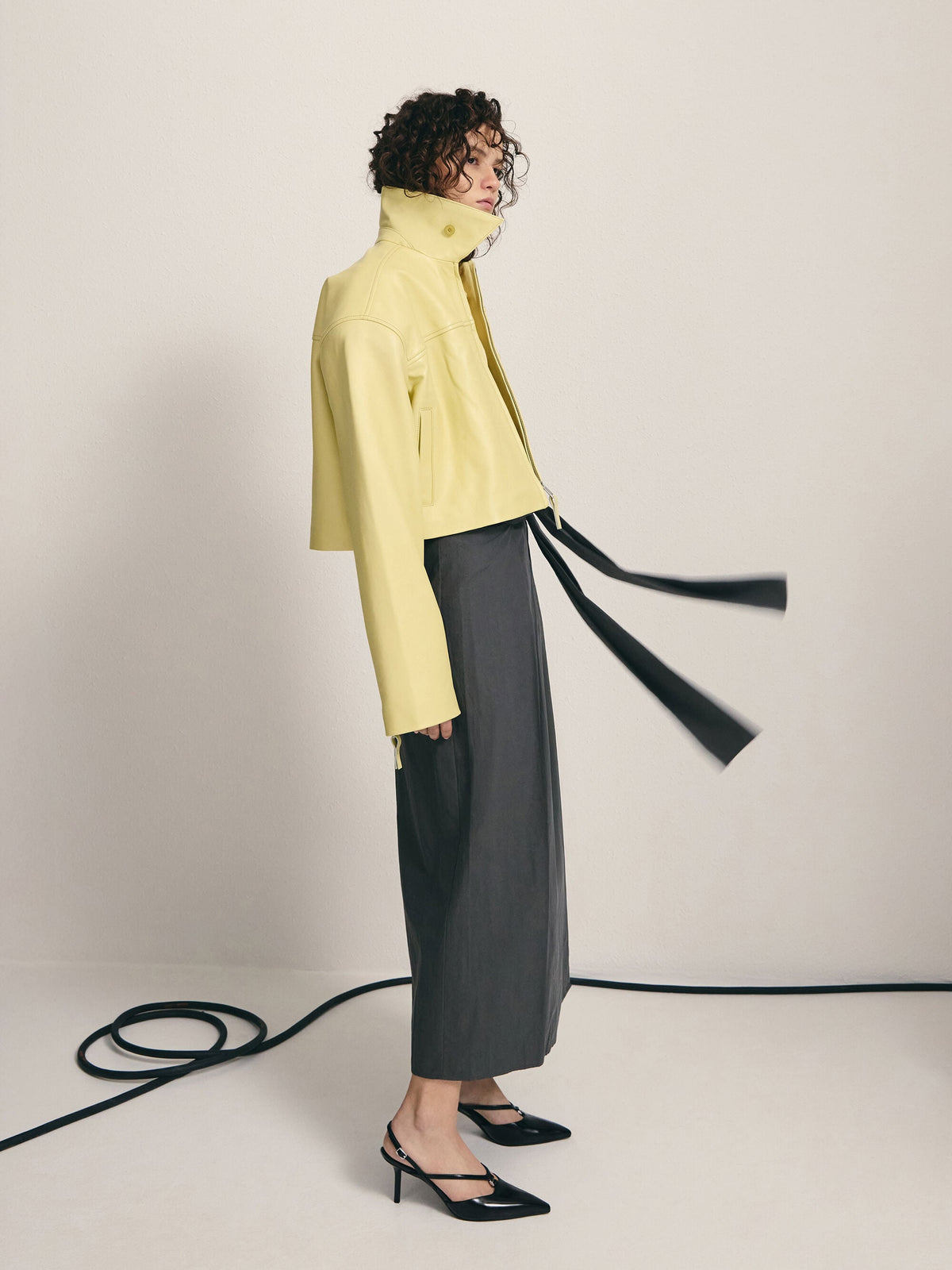 CHARLES & KEITH Recommended | V-Strap Slingback Pumps - Black Box