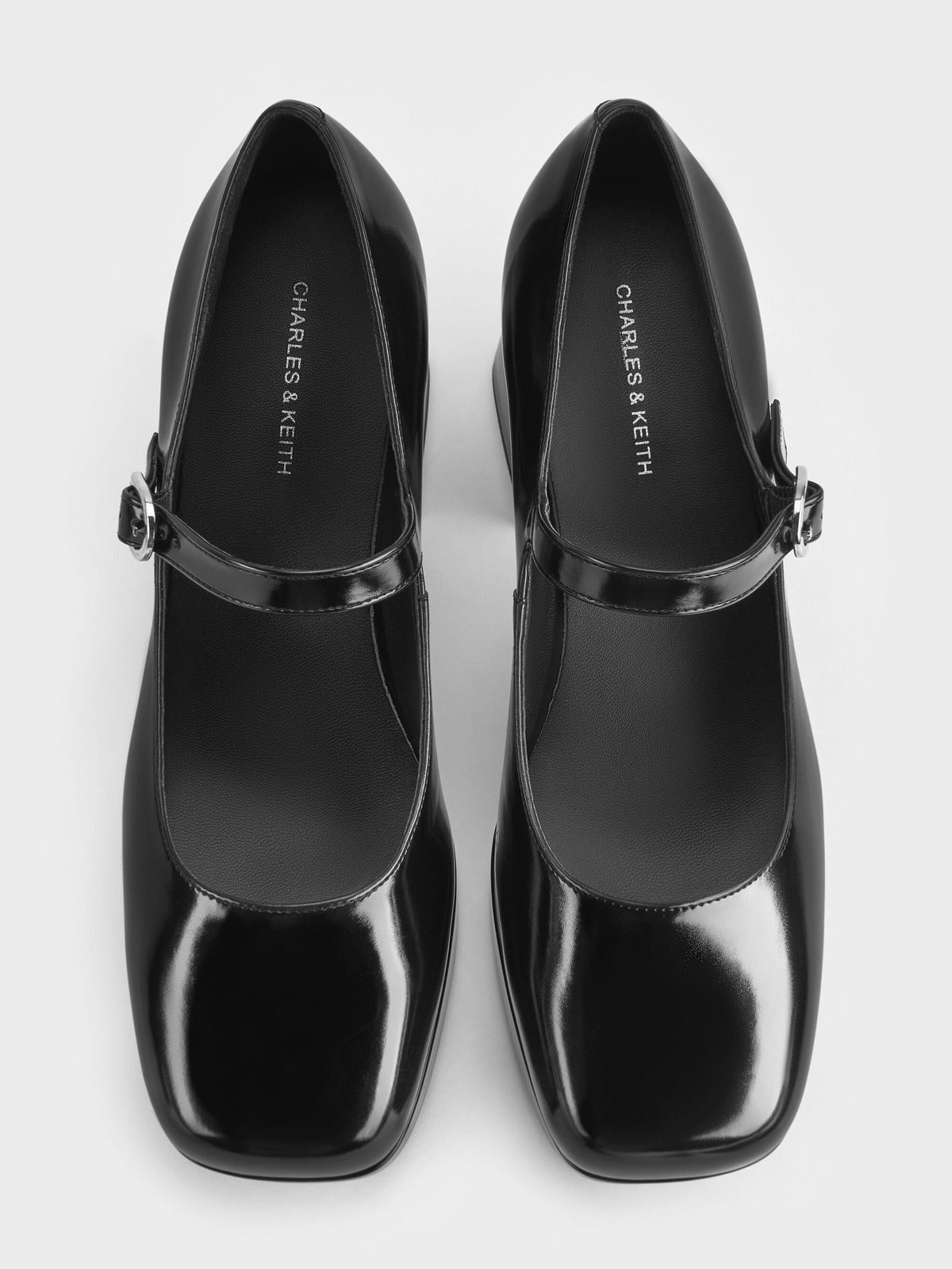 CHARLES & KEITH Smart Buy | Platform Mary Jane Pumps - Black Box