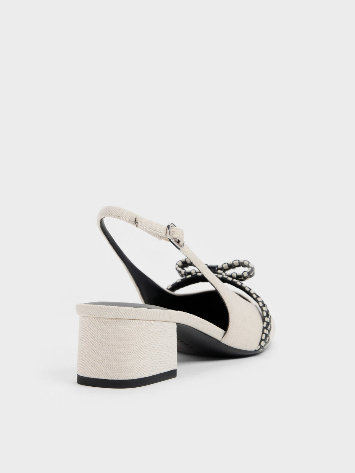 CHARLES & KEITH Deals | Kaleen Slingback Pumps - Chalk