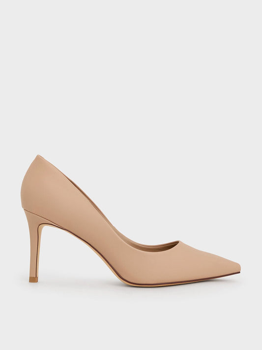 CHARLES & KEITH Best Price | Emmy Pointed Stiletto Pumps - Nude