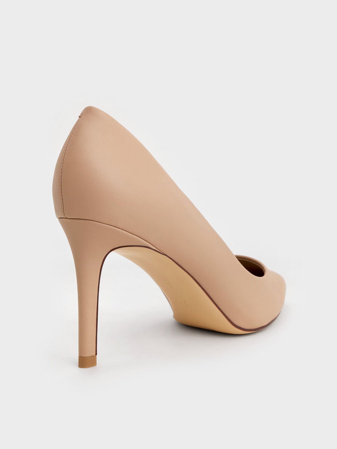 CHARLES & KEITH Best Price | Emmy Pointed Stiletto Pumps - Nude