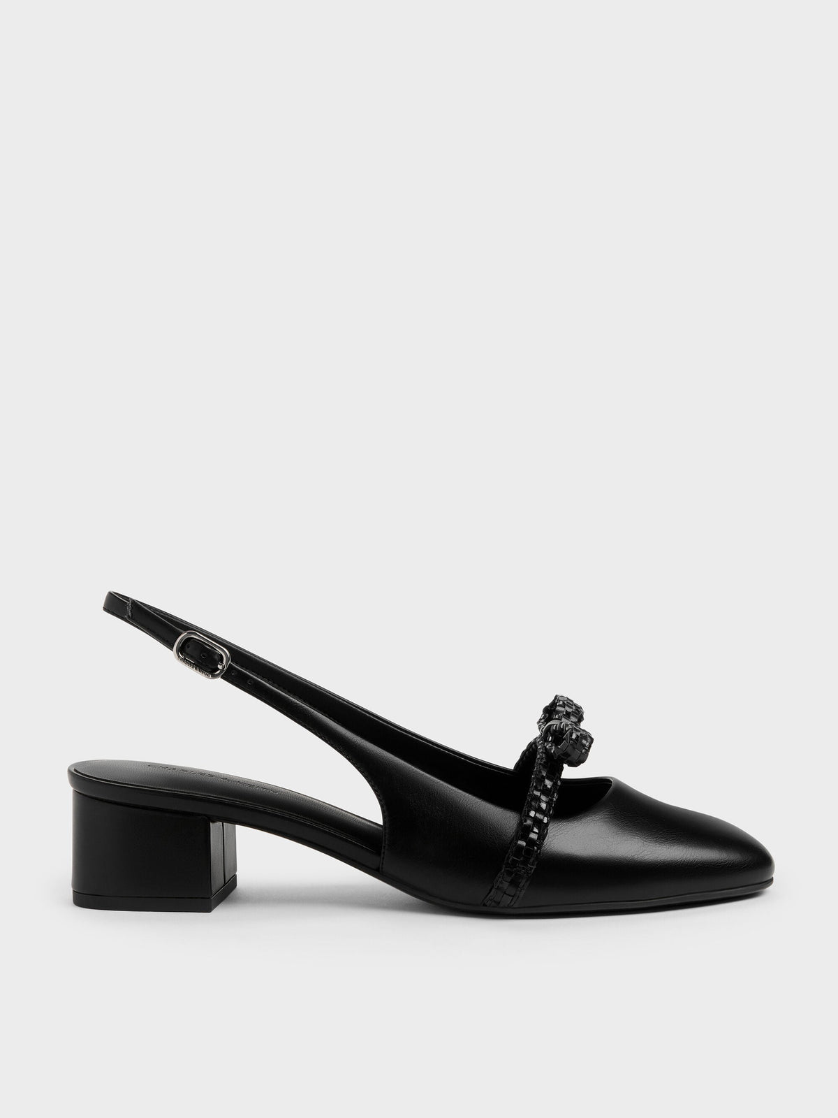 CHARLES & KEITH Discount | Kaleen Slingback Pumps - Black