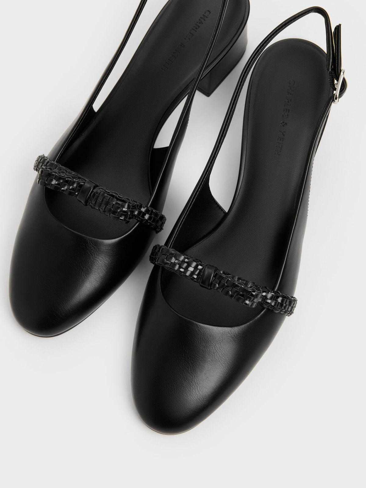 CHARLES & KEITH Discount | Kaleen Slingback Pumps - Black