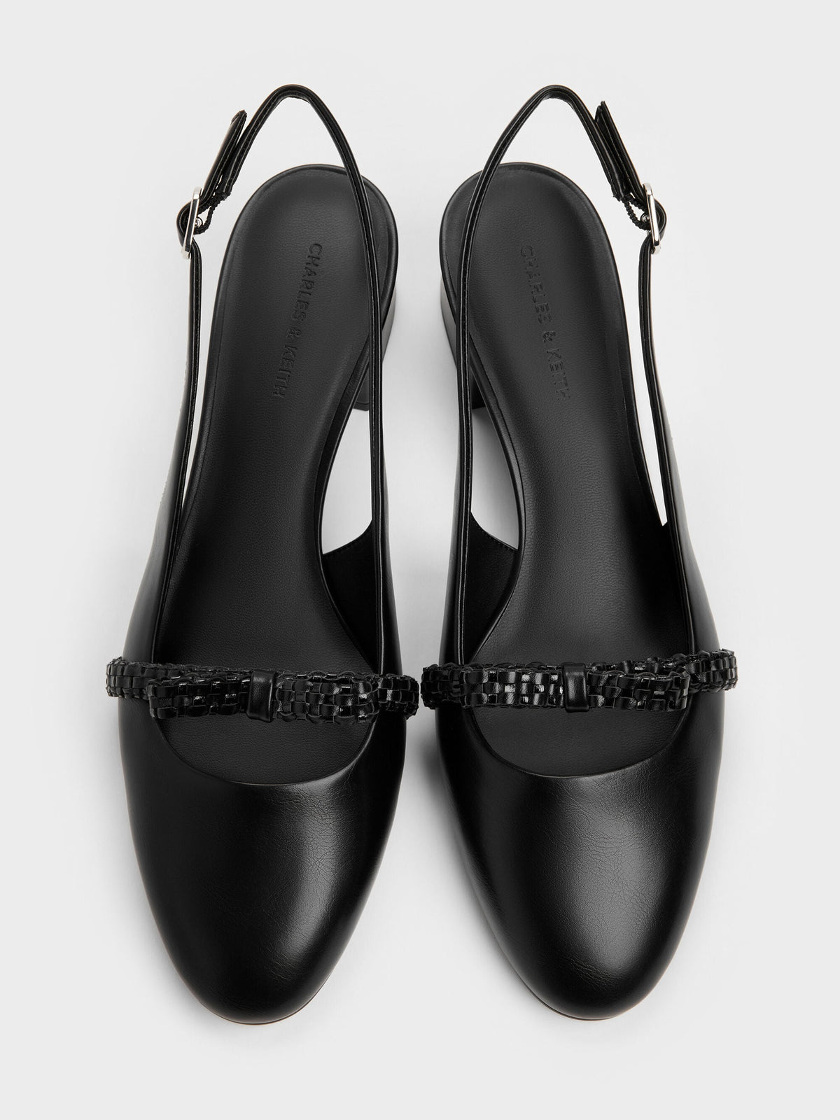 CHARLES & KEITH Discount | Kaleen Slingback Pumps - Black