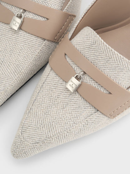 CHARLES & KEITH Best Price | Griselda Two-Tone Slingback Pumps - Light Grey
