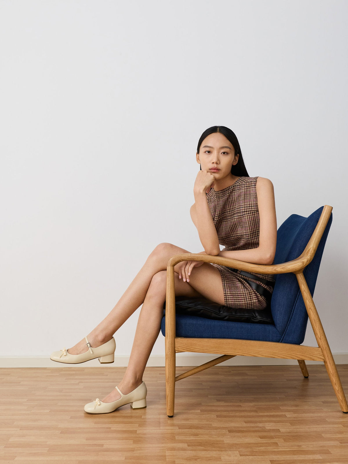 CHARLES & KEITH Latest | Kelis Rose-Bow Mary Jane Pumps - Beige