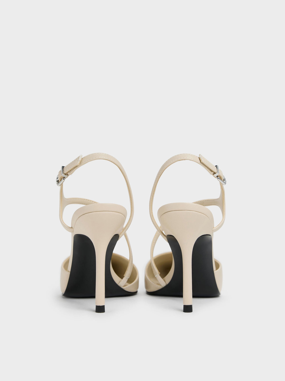 CHARLES & KEITH Special Offer | Cordelia Pointed Slingback Pumps - Chalk