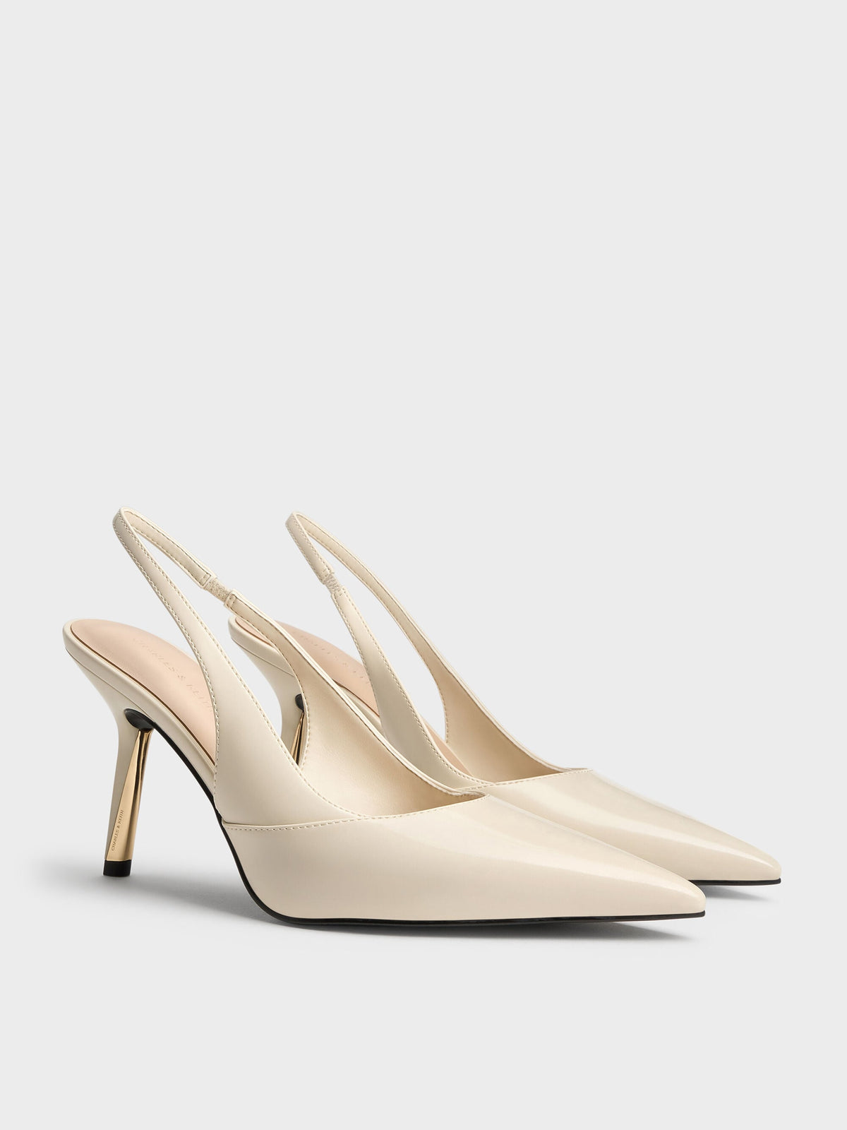 CHARLES & KEITH Customer Favorite | Taylen Slingback Pumps - Beige