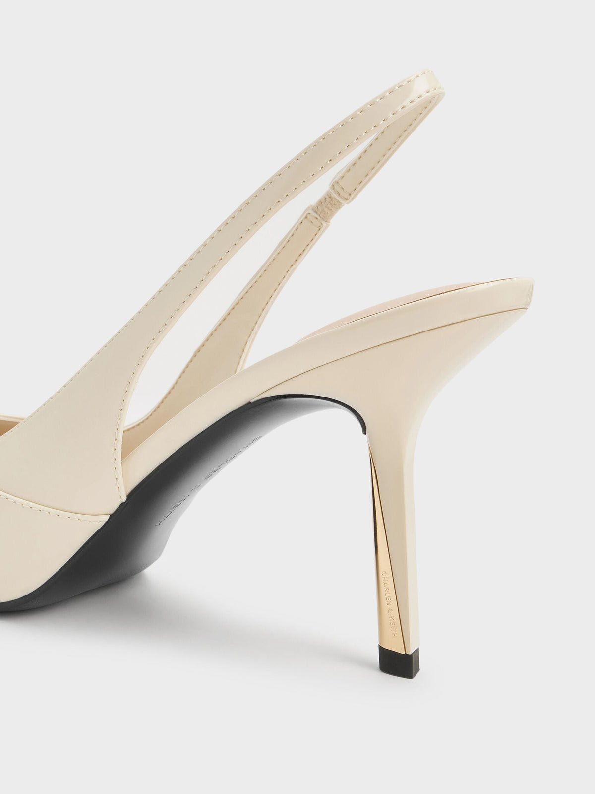 CHARLES & KEITH Customer Favorite | Taylen Slingback Pumps - Beige