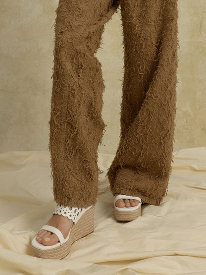 CHARLES & KEITH Best Price | Cut-Out Espadrille Wedges - White