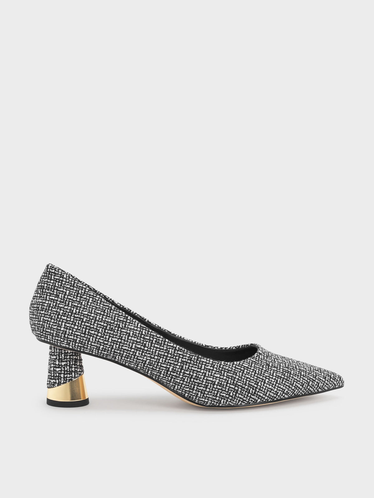 CHARLES & KEITH Discount | Cammie Tweed Metallic-Heel Pumps - Multi