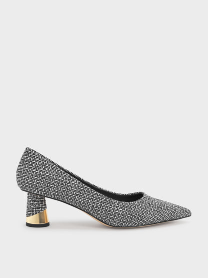 CHARLES & KEITH Discount | Cammie Tweed Metallic-Heel Pumps - Multi