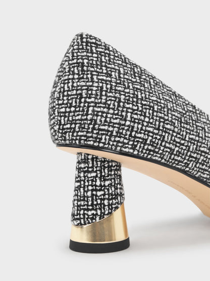 CHARLES & KEITH Discount | Cammie Tweed Metallic-Heel Pumps - Multi