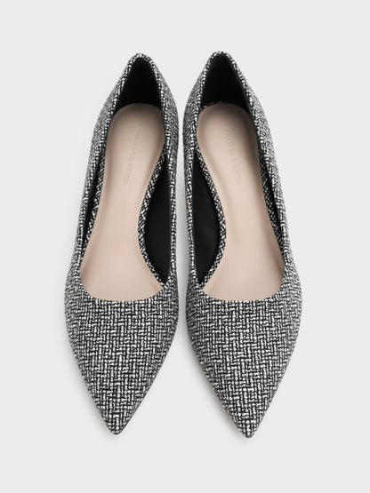 CHARLES & KEITH Discount | Cammie Tweed Metallic-Heel Pumps - Multi