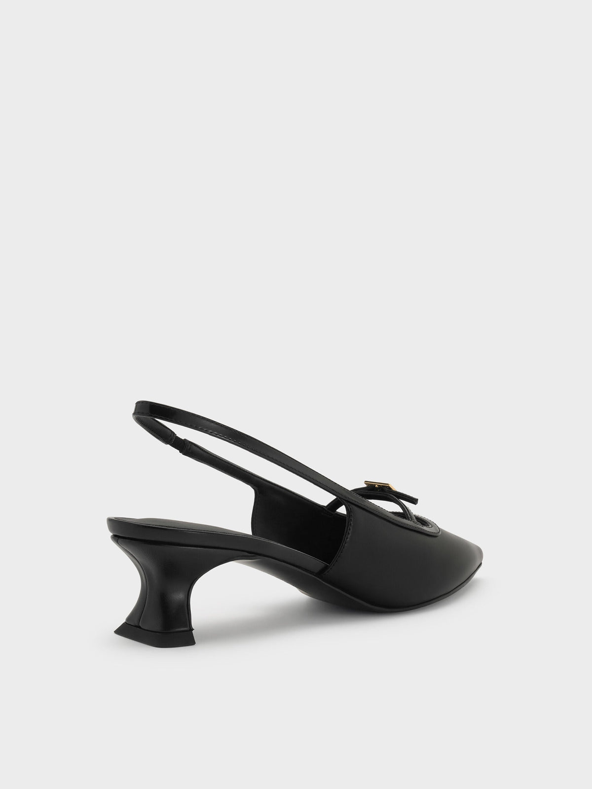 CHARLES & KEITH Quality | Buckle-Strap Slingback Pumps - Black