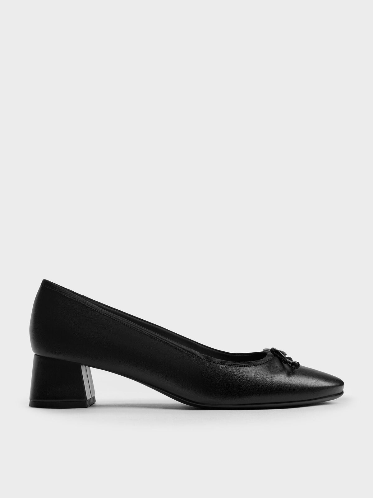 CHARLES & KEITH Great Value | Bow Ballet Pumps - Black