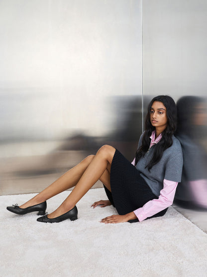 CHARLES & KEITH Great Value | Bow Ballet Pumps - Black