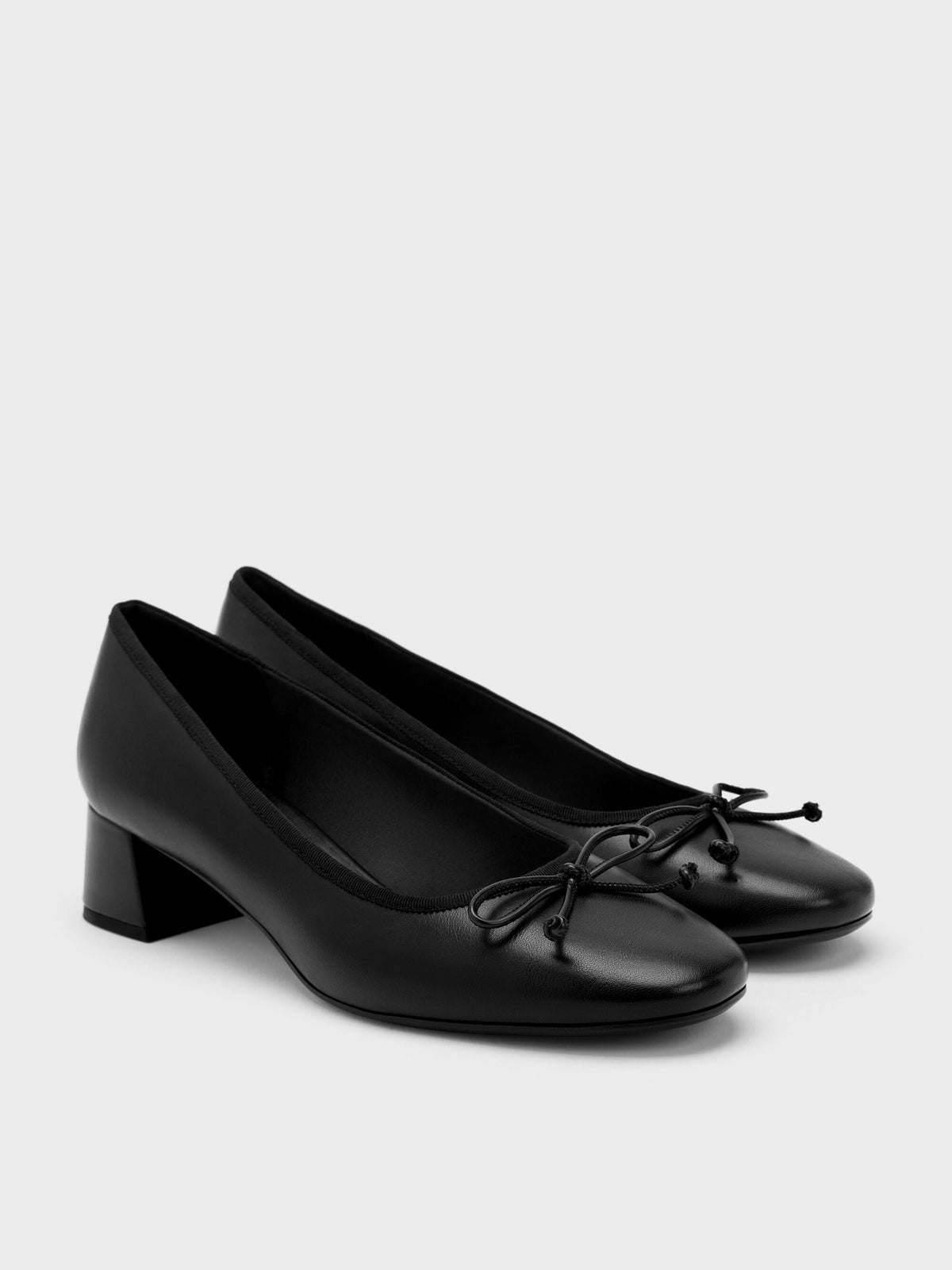 CHARLES & KEITH Great Value | Bow Ballet Pumps - Black