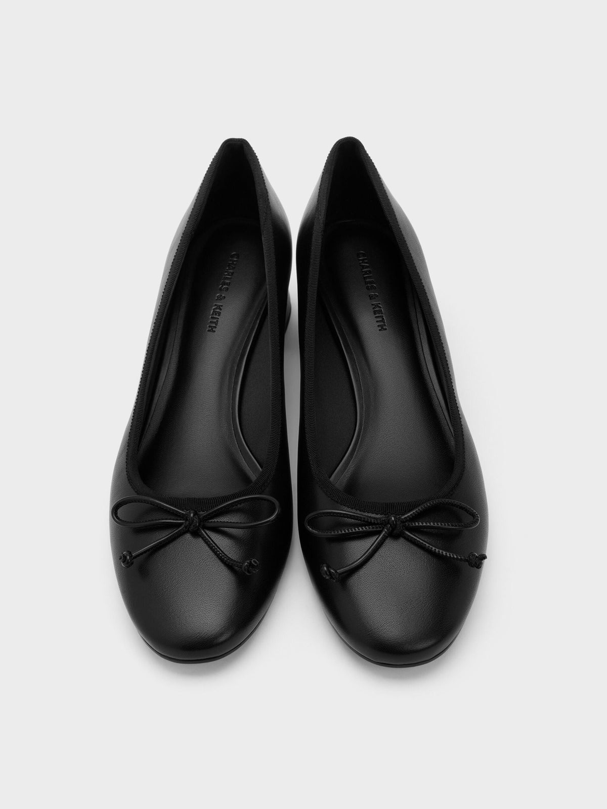 CHARLES & KEITH Great Value | Bow Ballet Pumps - Black