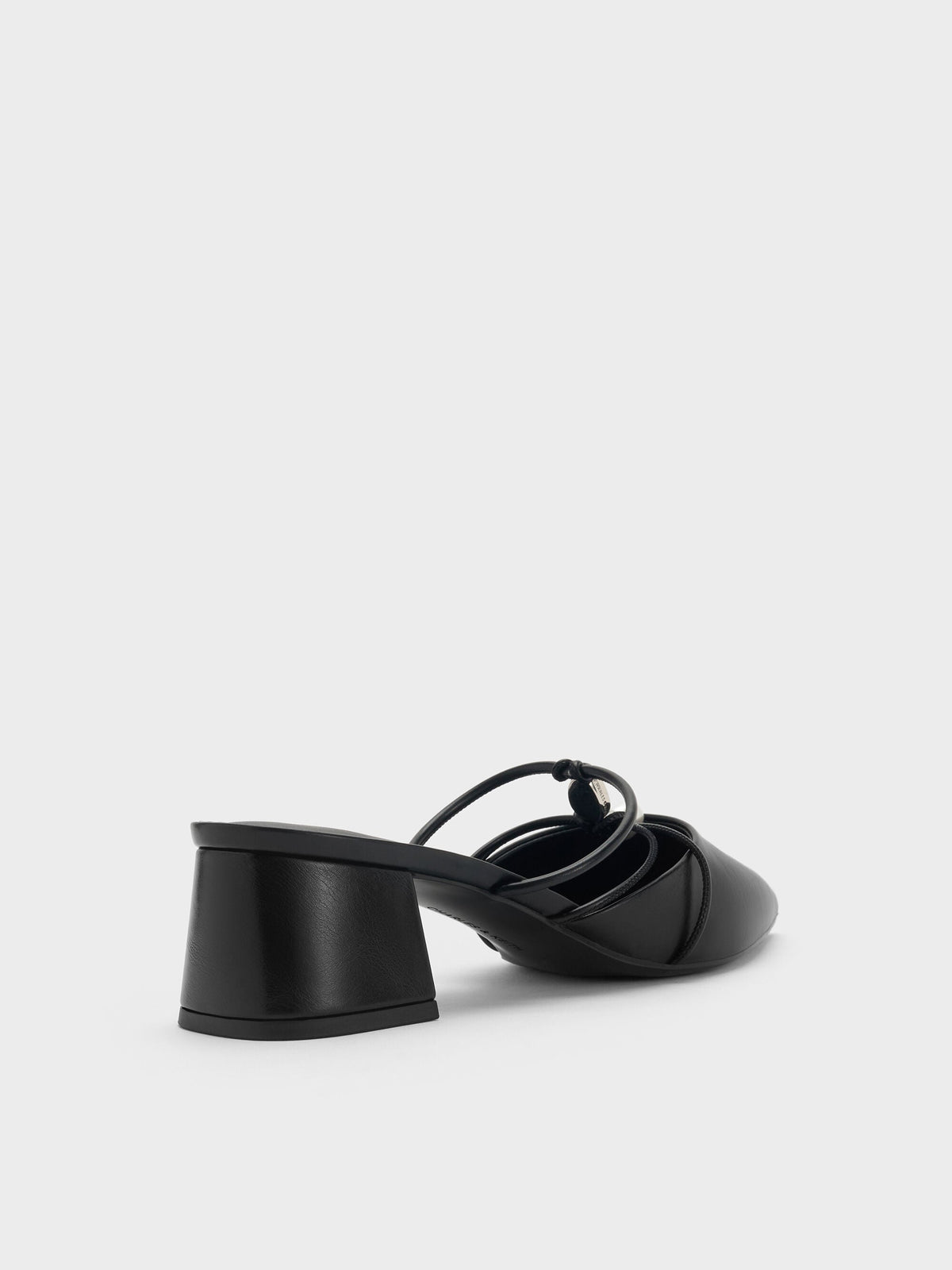 CHARLES & KEITH Popular | Georgie Bead Pointed Mules - Black
