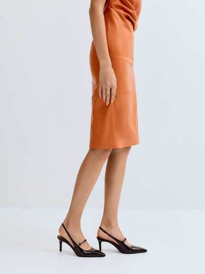 CHARLES & KEITH Trusted | Pointed Slingback Mary Jane Pumps - Burgundy