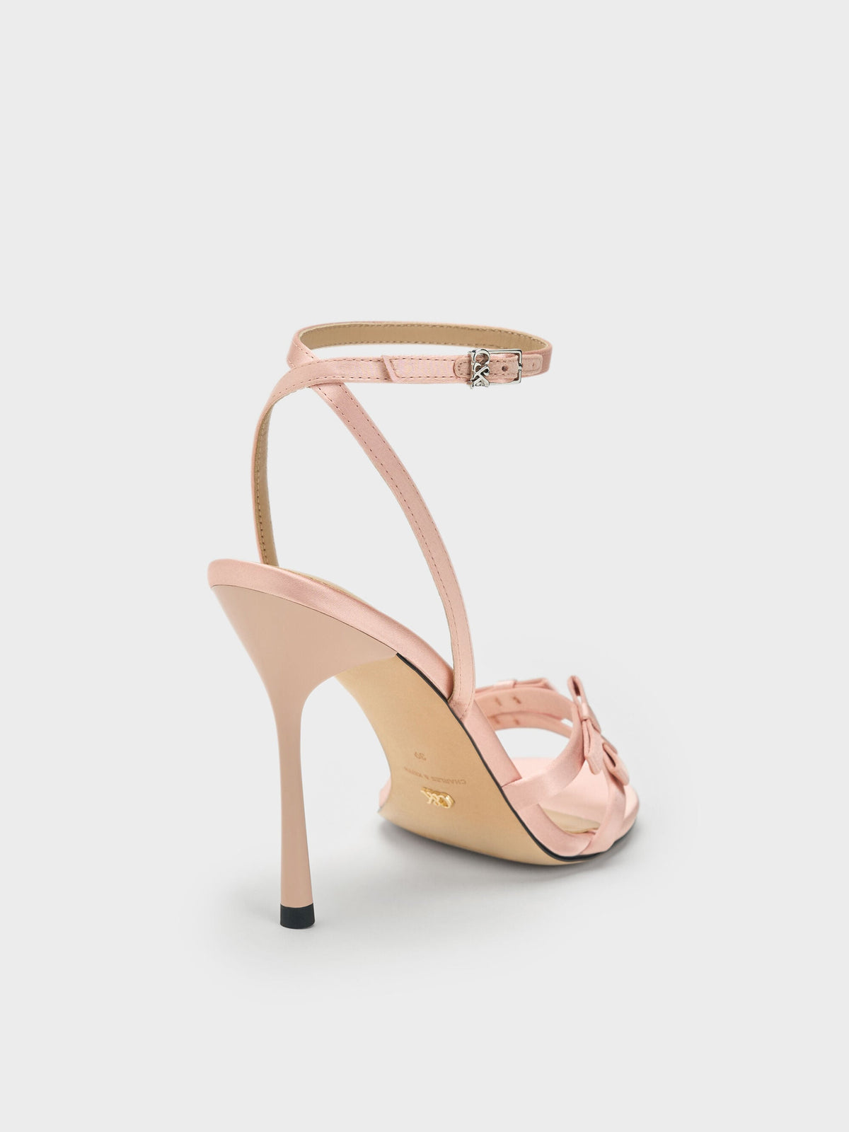 CHARLES & KEITH New | Jessy Bow Stiletto Sandals - Pink