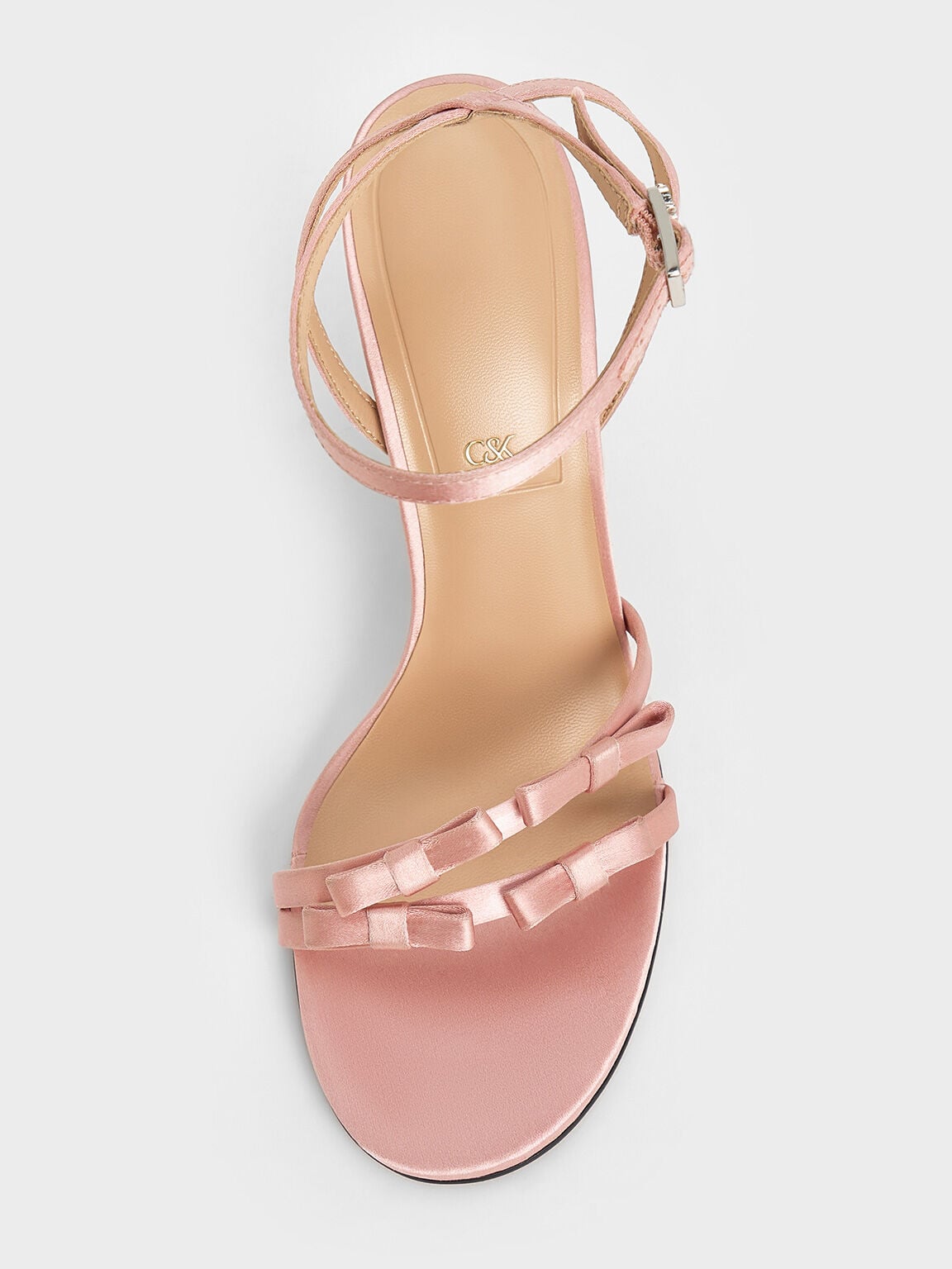 CHARLES & KEITH New | Jessy Bow Stiletto Sandals - Pink
