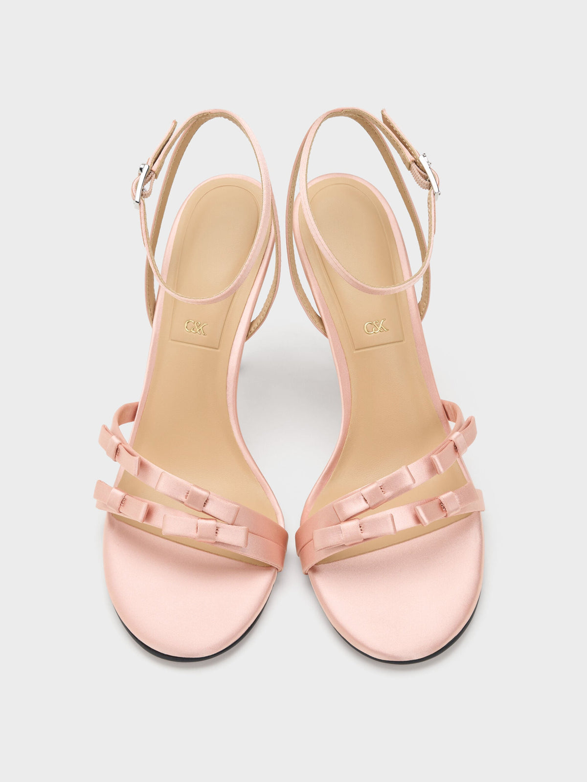 CHARLES & KEITH New | Jessy Bow Stiletto Sandals - Pink
