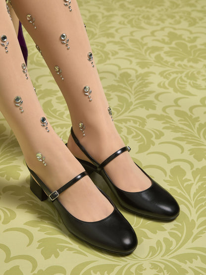 CHARLES & KEITH Discount | Slingback Mary Jane Pumps - Black