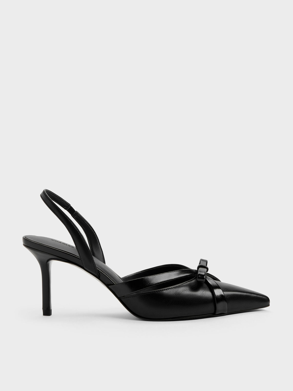 CHARLES & KEITH Top Pick | Kaleen Slingback Stilettos - Black