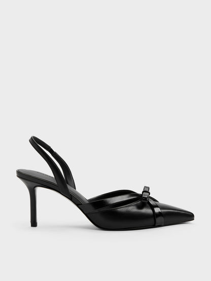 CHARLES & KEITH Top Pick | Kaleen Slingback Stilettos - Black
