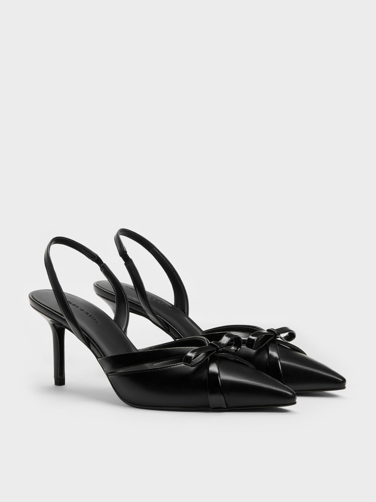 CHARLES & KEITH Top Pick | Kaleen Slingback Stilettos - Black