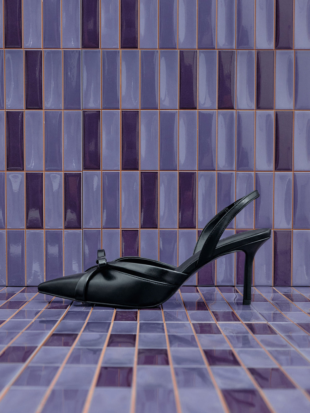CHARLES & KEITH Top Pick | Kaleen Slingback Stilettos - Black