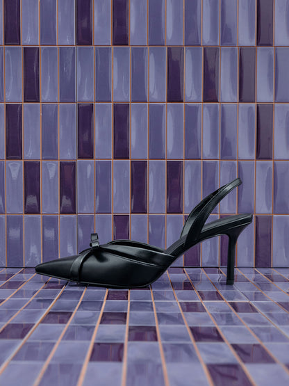 CHARLES & KEITH Top Pick | Kaleen Slingback Stilettos - Black