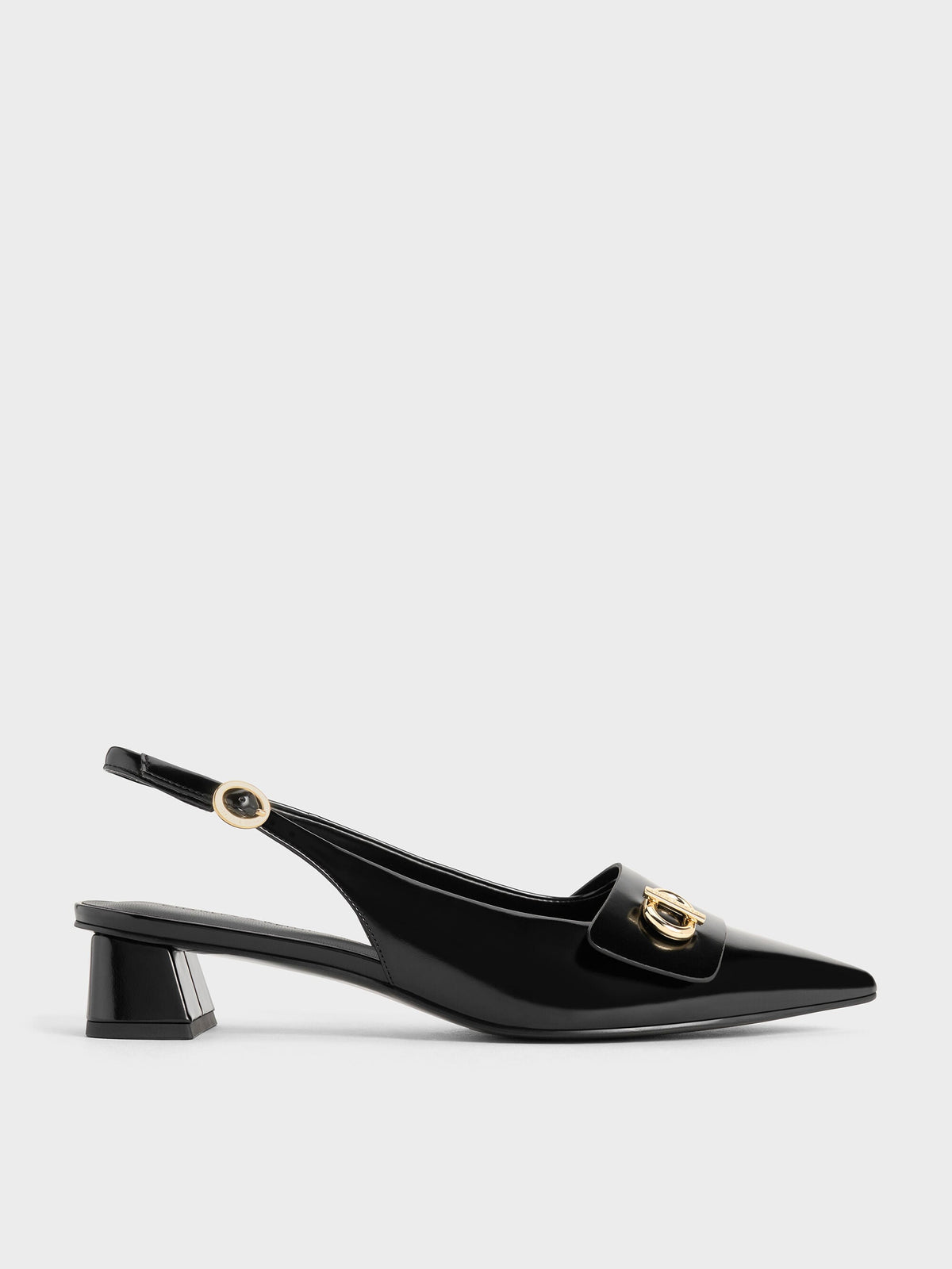 CHARLES & KEITH Best Seller | Marley Slingback Pumps - Black Box