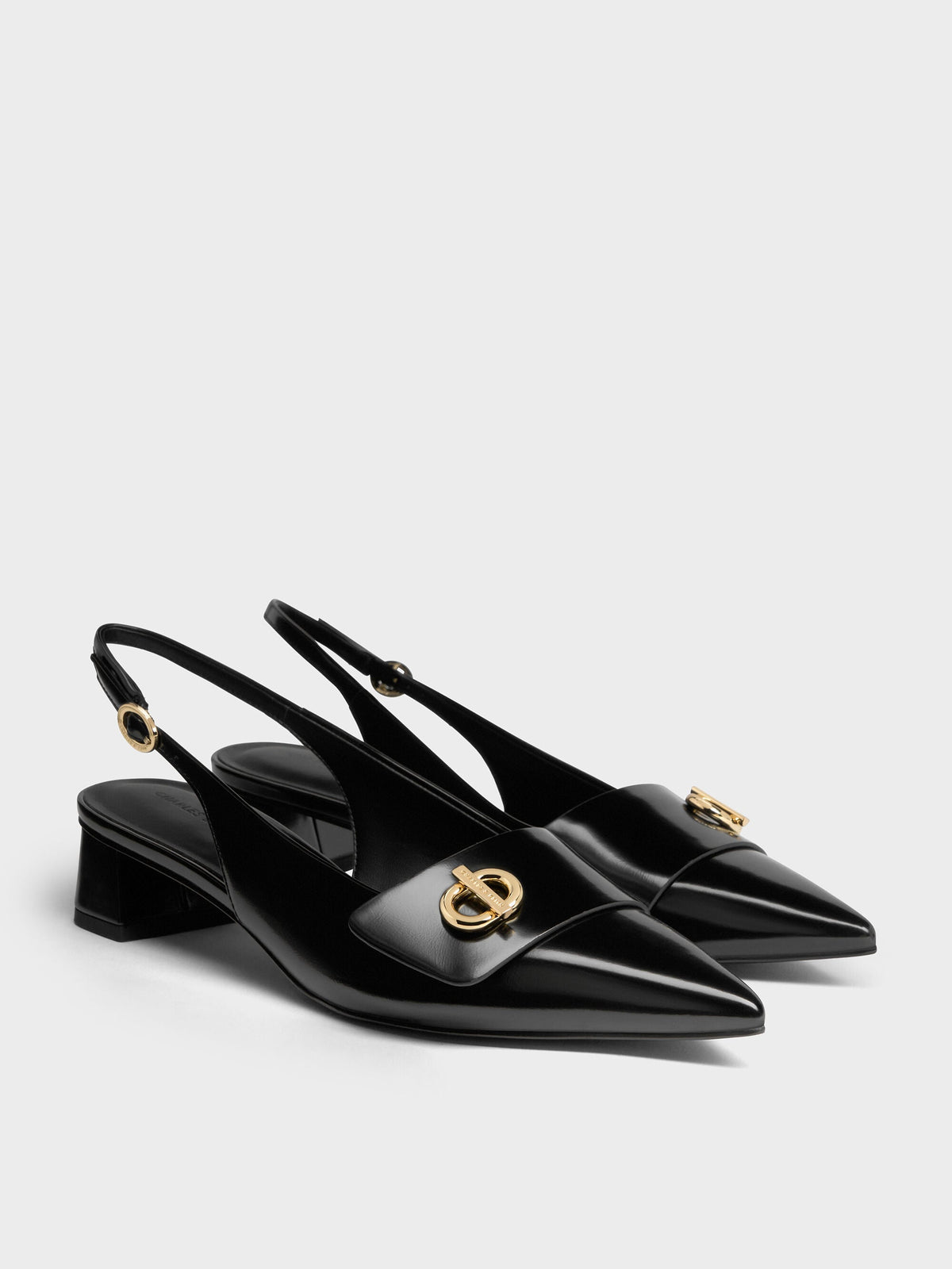 CHARLES & KEITH Best Seller | Marley Slingback Pumps - Black Box