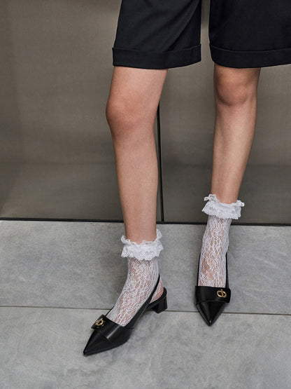 CHARLES & KEITH Best Seller | Marley Slingback Pumps - Black Box
