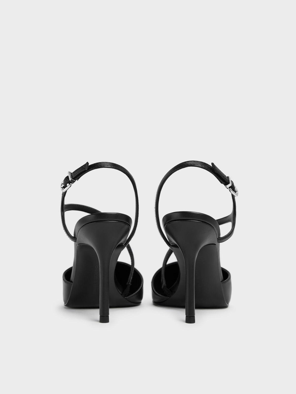 CHARLES & KEITH Value | Cordelia Pointed Slingback Pumps - Black
