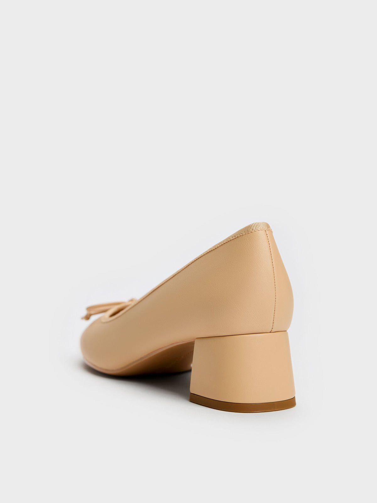 CHARLES & KEITH Discount | Bow Ballet Pumps - Sand