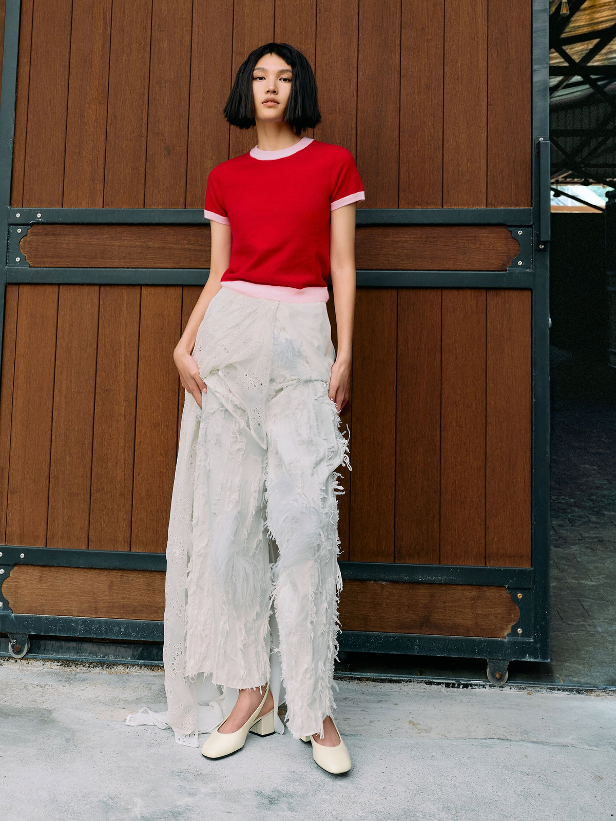 CHARLES & KEITH Hot Sale | Danni Patent Slingback Pumps - Chalk