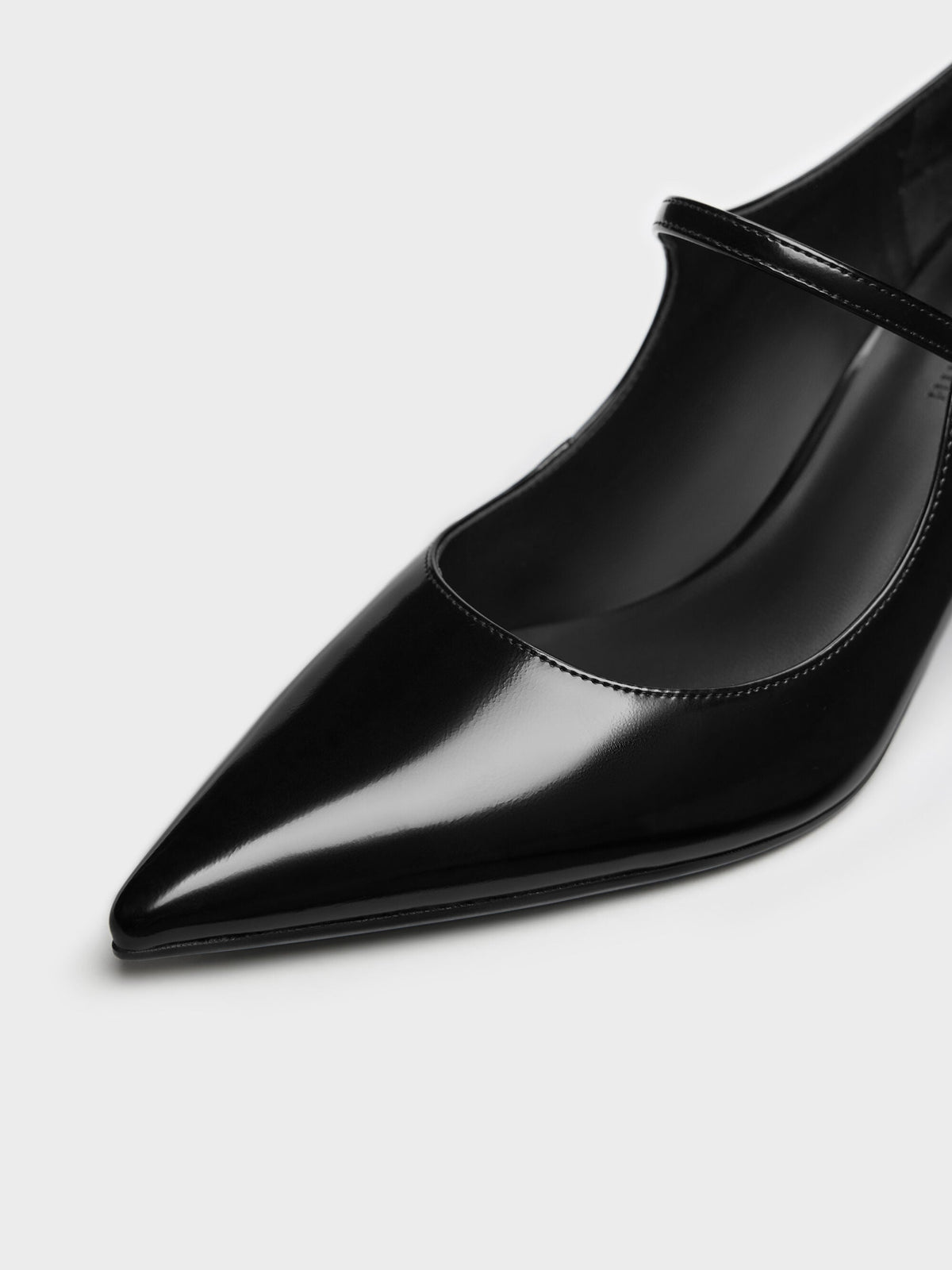 CHARLES & KEITH Smart Buy | Pointed Mary Jane Pumps - Black Box