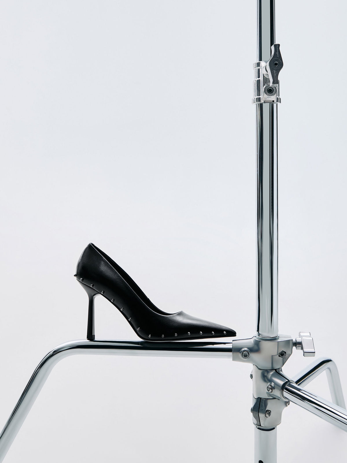 CHARLES & KEITH Trusted | Coralie Studded Pointed Pumps - Black