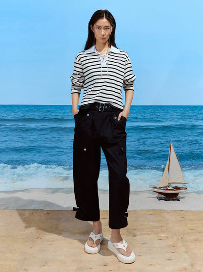 CHARLES & KEITH Recommended | Tweed Beach Flatform Thong Sandals - Chalk