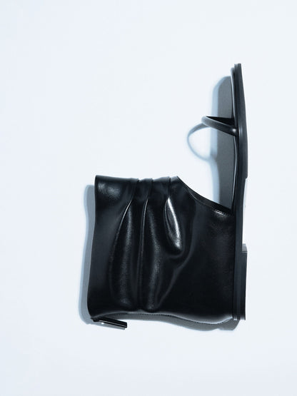 CHARLES & KEITH Value | Joplin Ruched Boot Sandals - Black