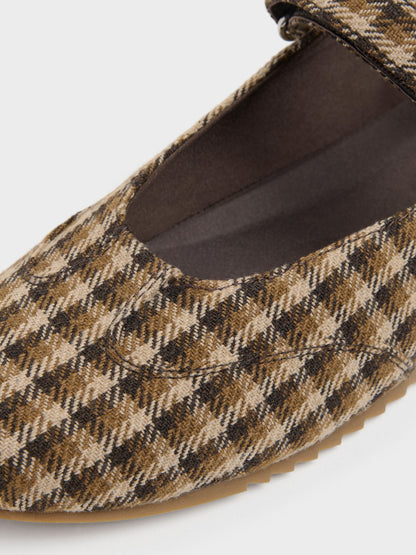 CHARLES & KEITH New | Jace Leather Checkered Mary Jane Sneakers - Multi